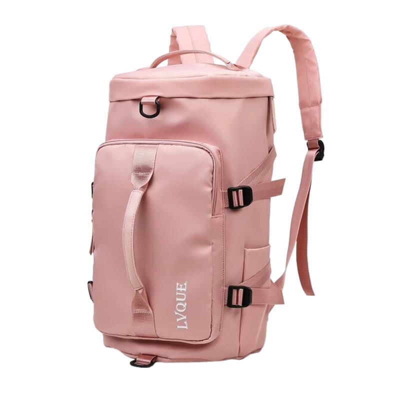 LVQUE Waterproof Travel And Gym Bag Pink