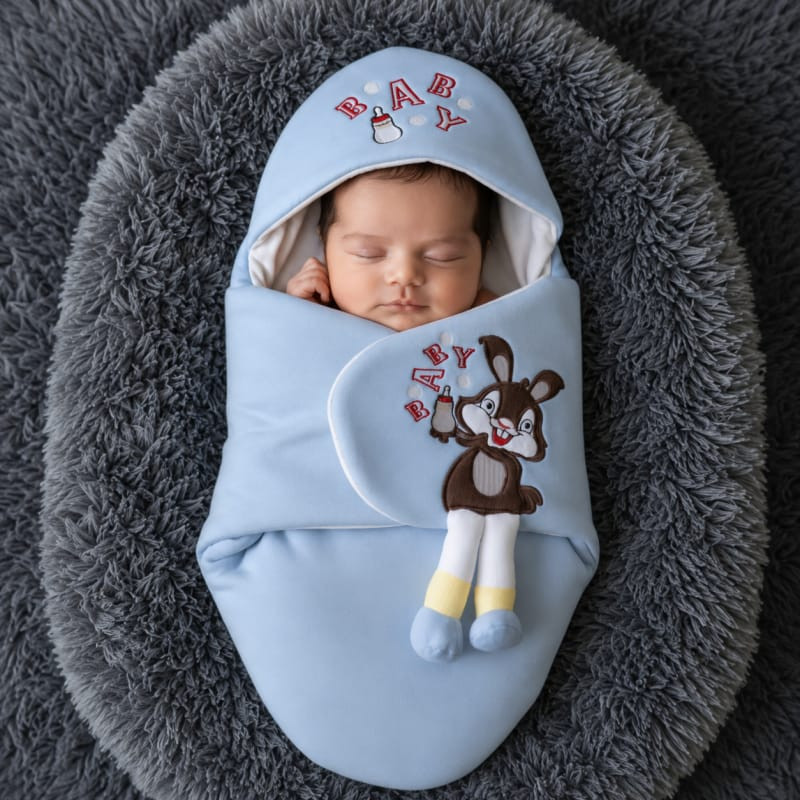 1 পিস অরিজিনাল চায়না Baby Blanket (paste color)